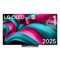 LG OLED evo (C5) 195cm (77 Inch) 4K Ultra HD AI TV - webOS 25, α9 AI Processor 4K Gen8, Dolby Vision, Filmmaker Mode, Dolby Atmos, FreeSync(AMD), G-Sync(NVIDIA), α9 AI Sound Pro, Google Cast - Master