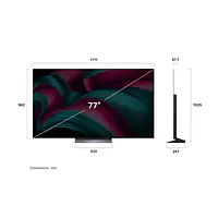 LG OLED evo (C5) 195cm (77 Inch) 4K Ultra HD AI TV - webOS 25, α9 AI Processor 4K Gen8, Dolby Vision, Filmmaker Mode, Dolby Atmos, FreeSync(AMD), G-Sync(NVIDIA), α9 AI Sound Pro, Google Cast - Master