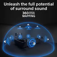 Sony Bravia Theatre Bar 9 with Bluetooth coonectivity, Wall Mountable, 360 Spatial Sound Mapping, IMAX, Dolby Atmos/DTSx Premium (Black) - Master