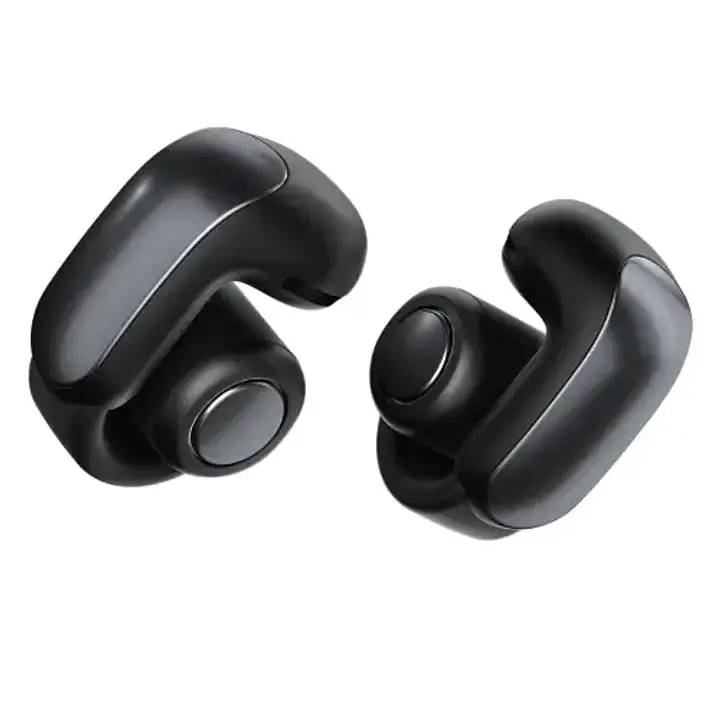 Bose Ultra Open Earbuds with IPX4 Water Resistance, Auto Volume, Seamless connection, Button Controls (Black) - Master