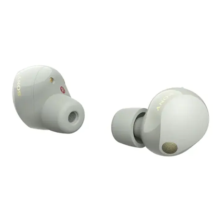 Sony WF-1000XM5 Truly Wireless Earbuds with HD Noise Cancellation, 3-minute Quick Charge, 24 Hours Battery Life, High-Res Audio (Silver) - Master