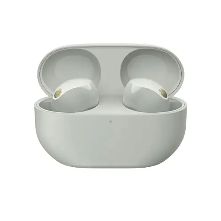 Sony WF-1000XM5 Truly Wireless Earbuds with HD Noise Cancellation, 3-minute Quick Charge, 24 Hours Battery Life, High-Res Audio (Silver) - Master