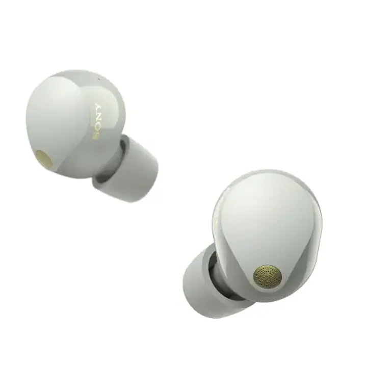 Sony WF-1000XM5 Truly Wireless Earbuds with HD Noise Cancellation, 3-minute Quick Charge, 24 Hours Battery Life, High-Res Audio (Silver) - Master