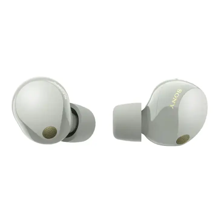 Sony WF-1000XM5 Truly Wireless Earbuds with HD Noise Cancellation, 3-minute Quick Charge, 24 Hours Battery Life, High-Res Audio (Silver) - Master