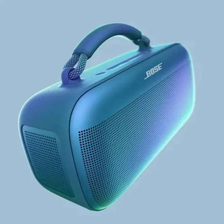 Bose SoundLink Max Portable Bluetooth Speaker (IP67 Waterproof, Deep Bass, Stereo Channel, Blue) - Master