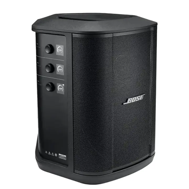 Bose S1 Pro+ Portable Wireless PA System with Bluetooth | Includes 1/4" Wireless Instrument Transmitter, XLR Wireless Mic/Line Transmitter & H&A XLR Cable Bundle (Black) - Master