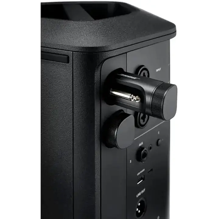 Bose S1 Pro+ Portable Wireless PA System with Bluetooth | Includes 1/4" Wireless Instrument Transmitter, XLR Wireless Mic/Line Transmitter & H&A XLR Cable Bundle (Black) - Master